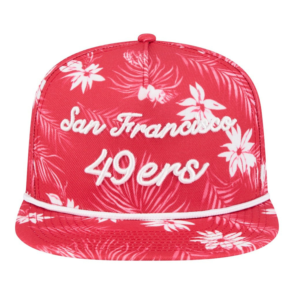 Palm Print A-Frame 9FIFTY Snapback Hat - San Francisco 49ers