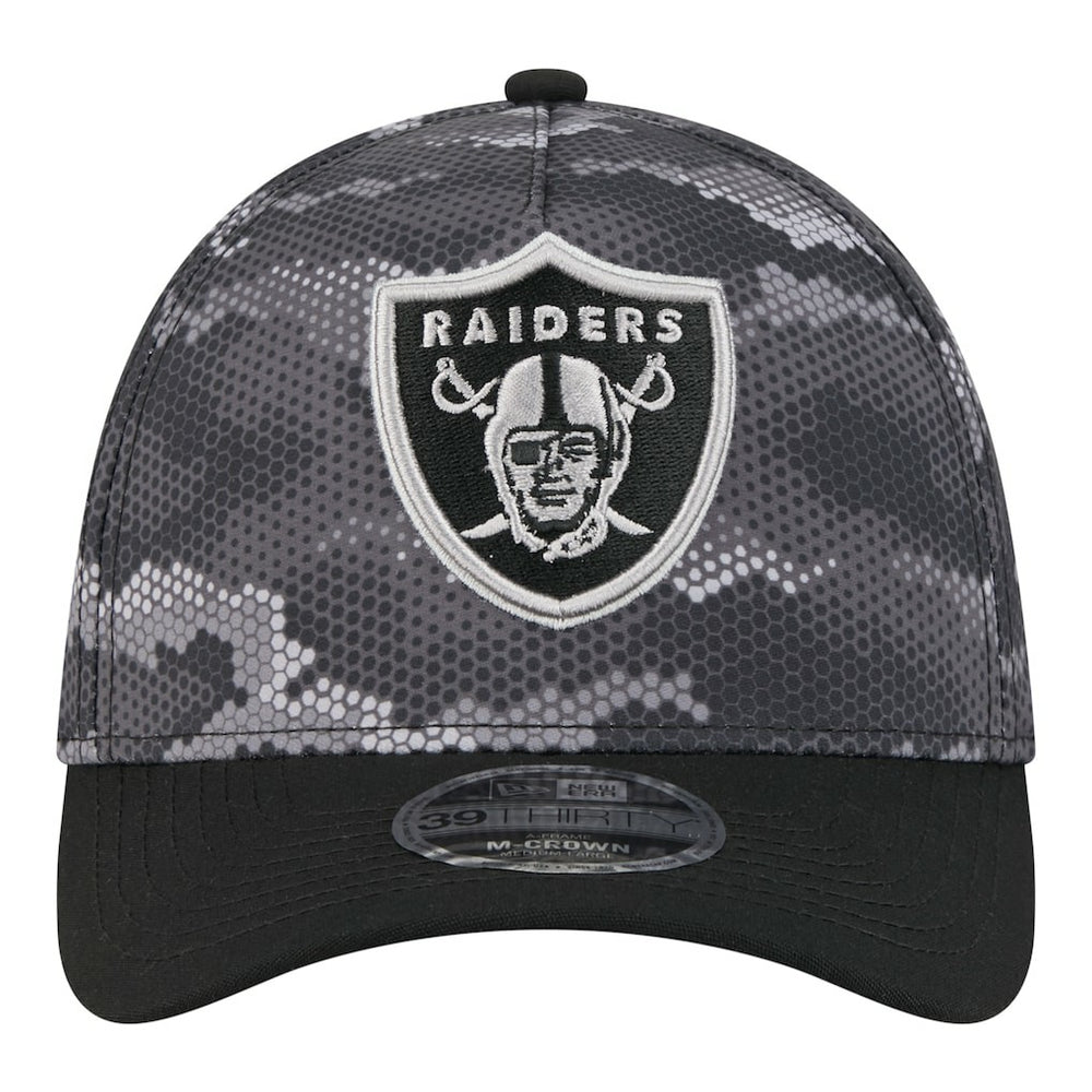 Camo A-Frame 39THIRTY Flex Hat - Las Vegas Raiders