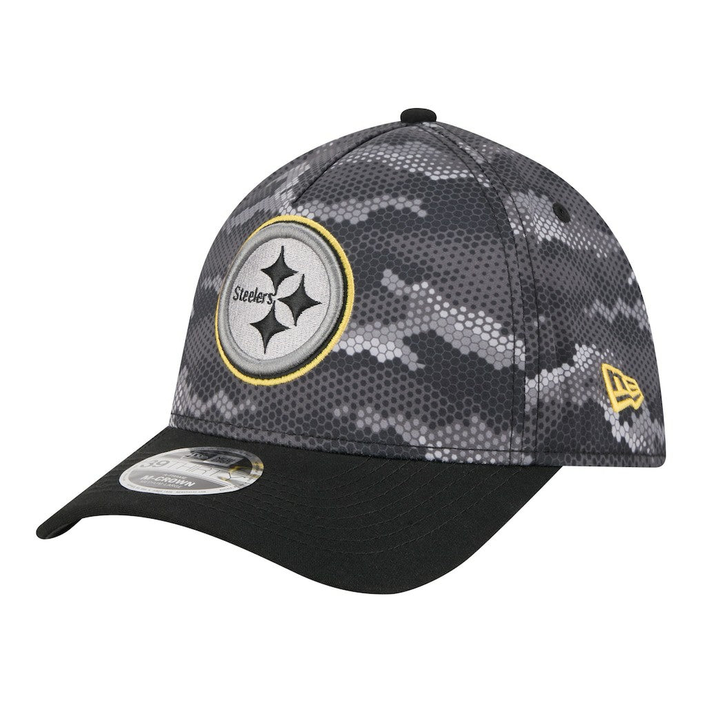 Camo A-Frame 39THIRTY Flex Hat - Pittsburgh Steelers