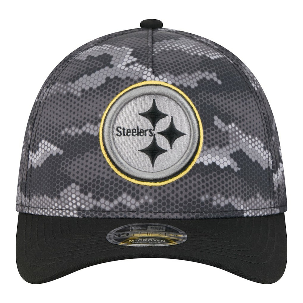 Camo A-Frame 39THIRTY Flex Hat - Pittsburgh Steelers