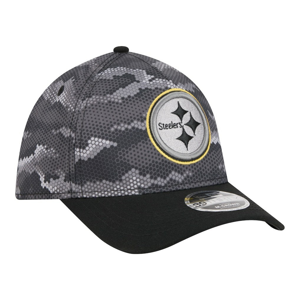 Camo A-Frame 39THIRTY Flex Hat - Pittsburgh Steelers