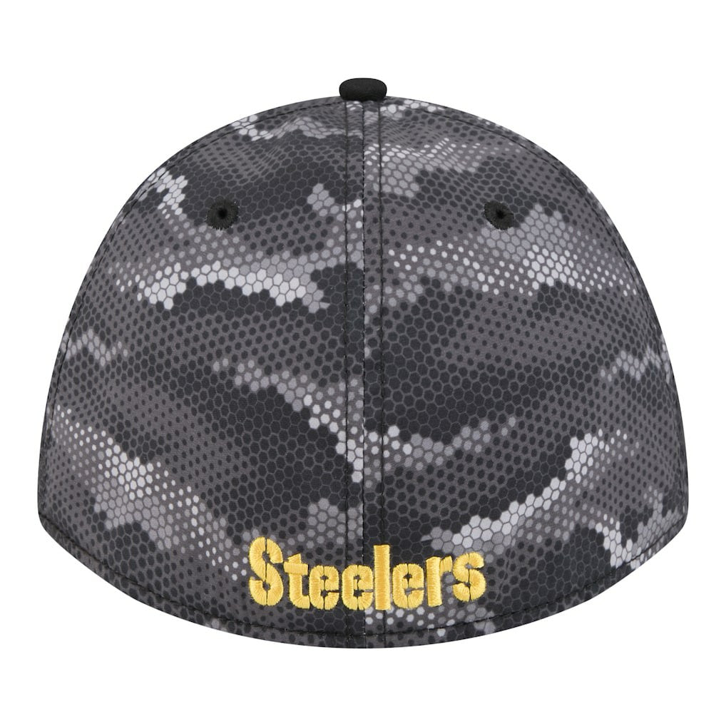Camo A-Frame 39THIRTY Flex Hat - Pittsburgh Steelers