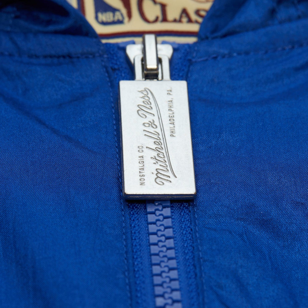 NBA New York Knicks Playmaker Full-Zip Hooded Windbreaker Jacket