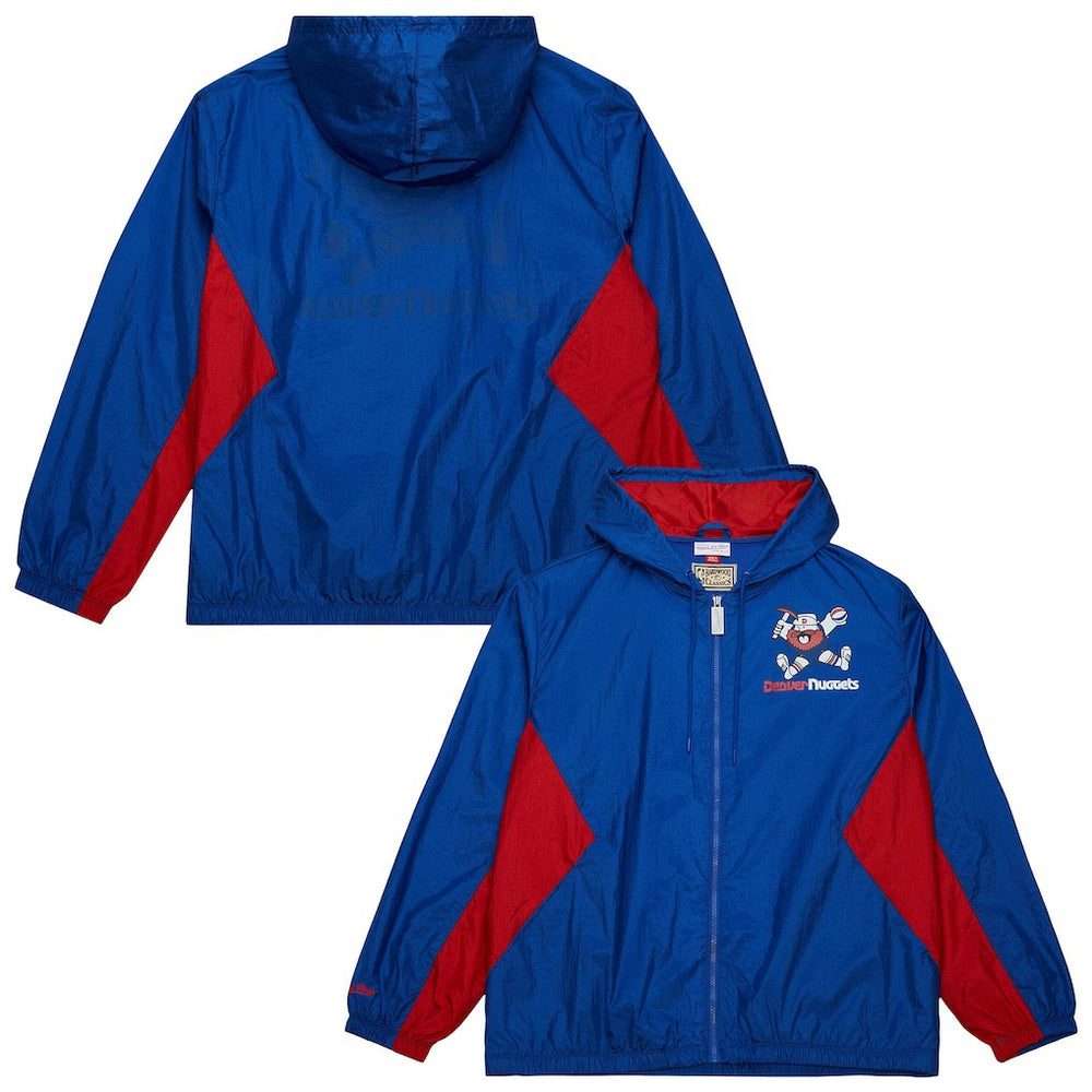 NBA Denver Nuggets Playmaker Full-Zip Hooded Windbreaker Jacket sale