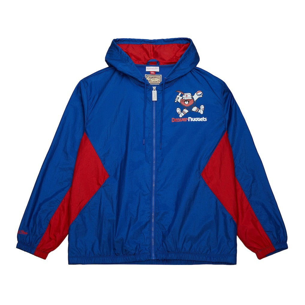NBA Denver Nuggets Playmaker Full-Zip Hooded Windbreaker Jacket sale