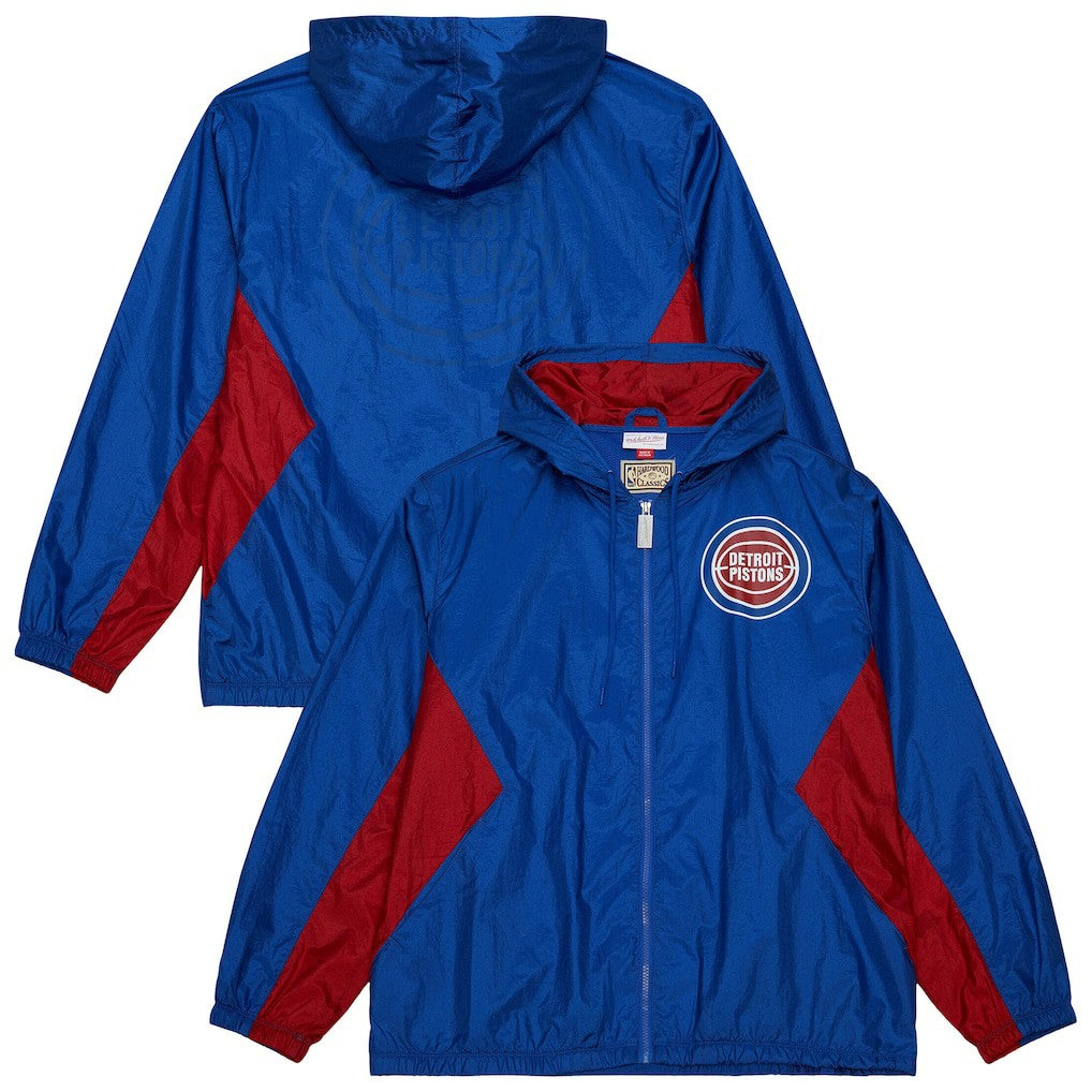 NBA Detroit Pistons Playmaker Full-Zip Hooded Windbreaker Jacket sale