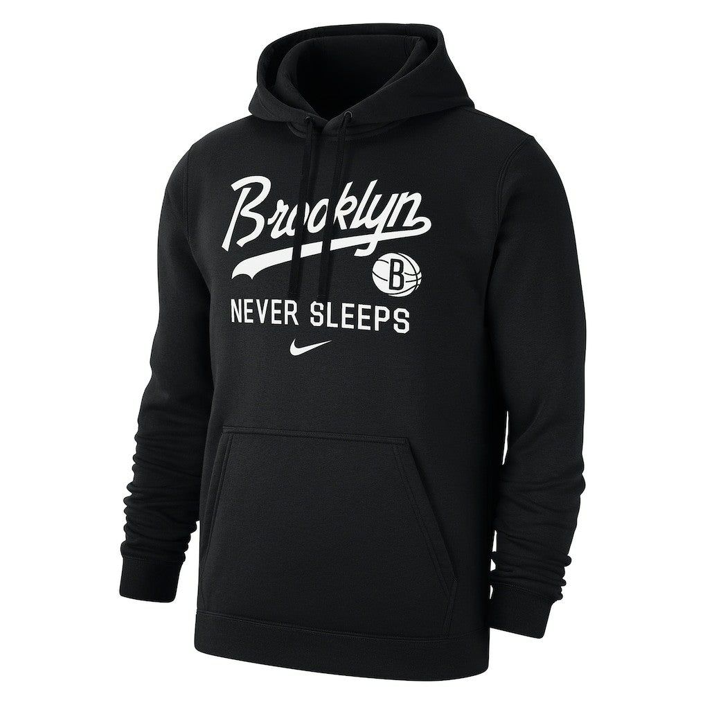 NBA Brooklyn Nets Brooklyn Never Sleeps Club Hoodie