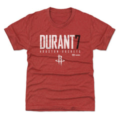 NBA Kevin Durant Houston Rockets 500 Level Youth Elite Name & Number T-Shirt