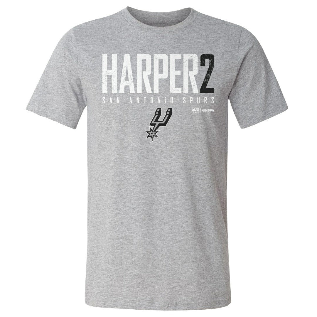 NBA Dylan Harper San Antonio Spurs 500 Level Elite T-Shirt