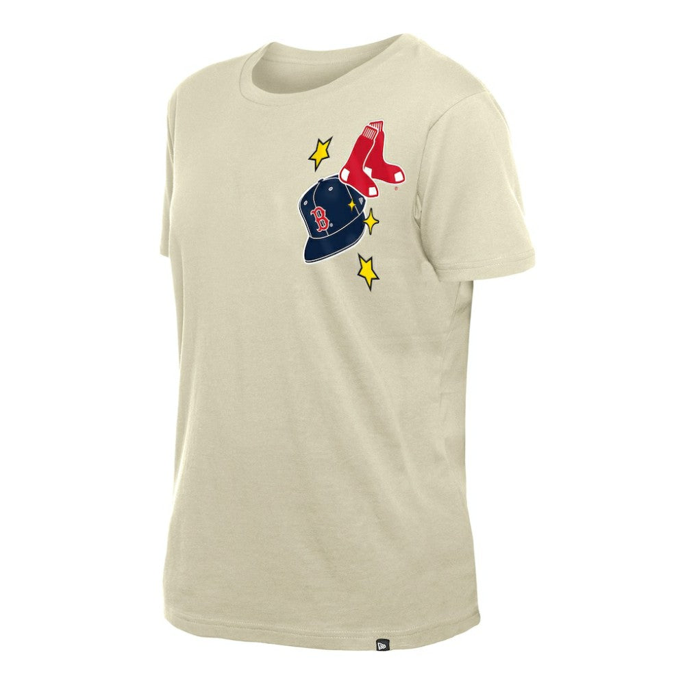 MLB Boston Red Sox New Era Women's Stars & Cap T-Shirt