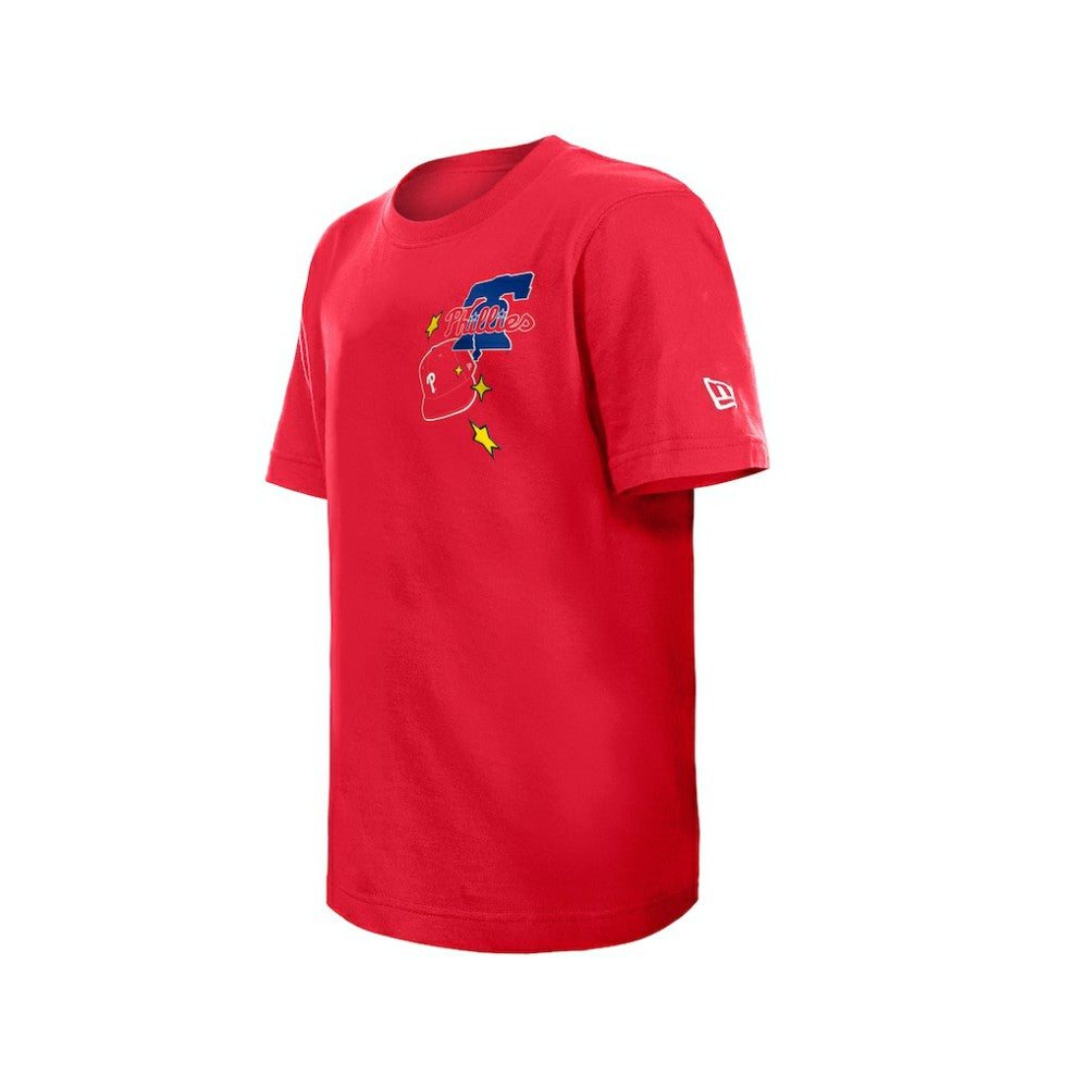 MLB Philadelphia Phillies New Era Youth Stars & Cap T-Shirt