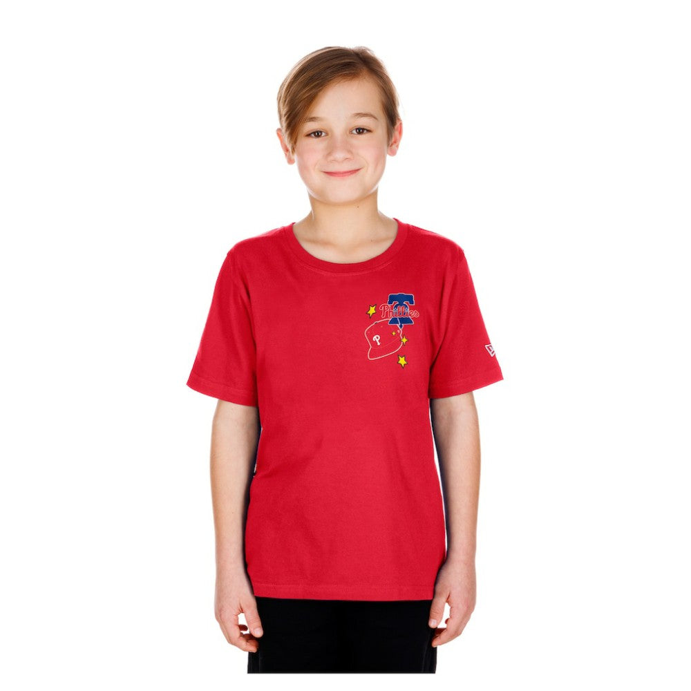 MLB Philadelphia Phillies New Era Youth Stars & Cap T-Shirt