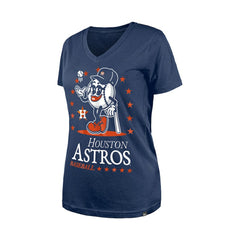 MLB Houston Astros New Era Women's Little Miss 2 V-Neck T-Shirt