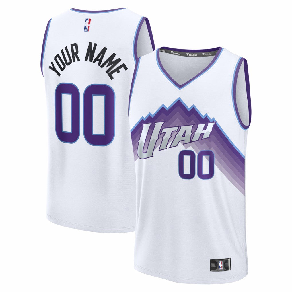 NBA Utah Jazz Youth Fast Break Replica Custom Jersey