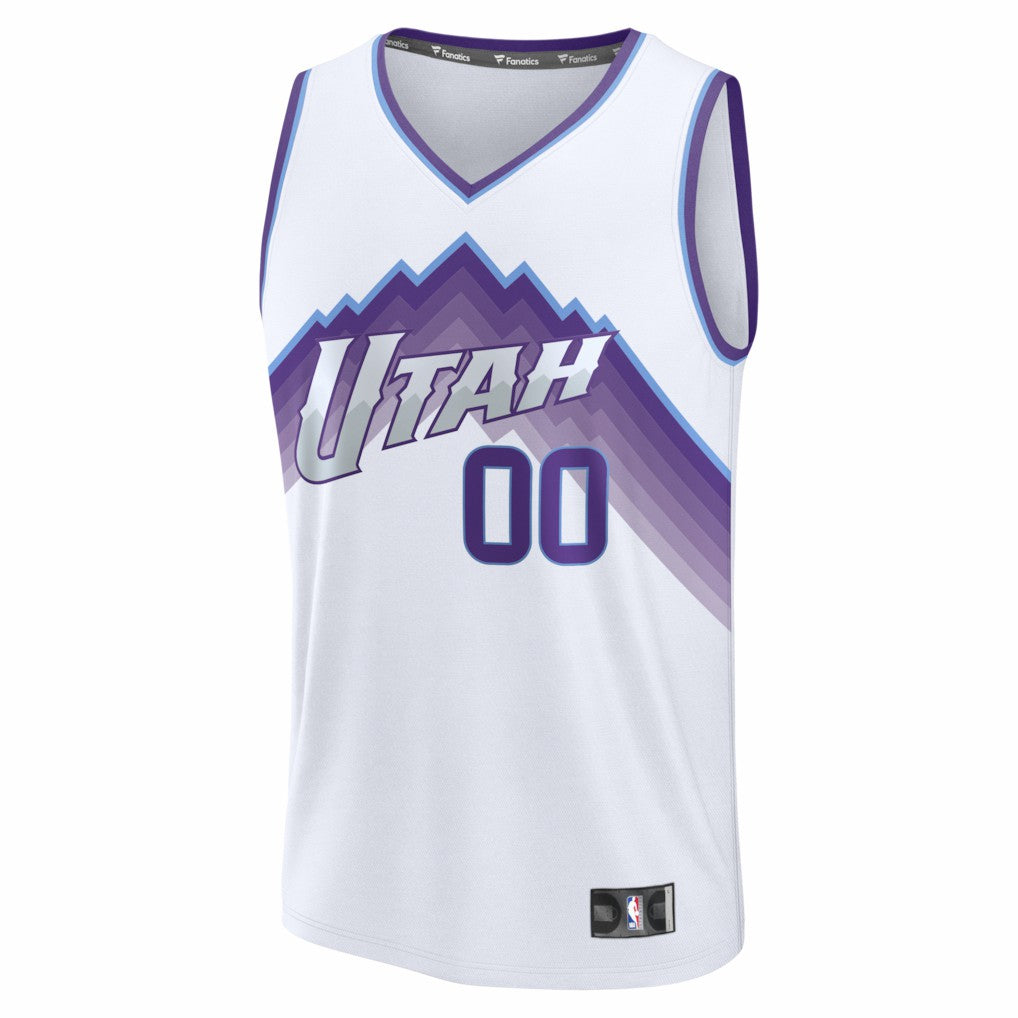 NBA Utah Jazz Youth Fast Break Replica Custom Jersey