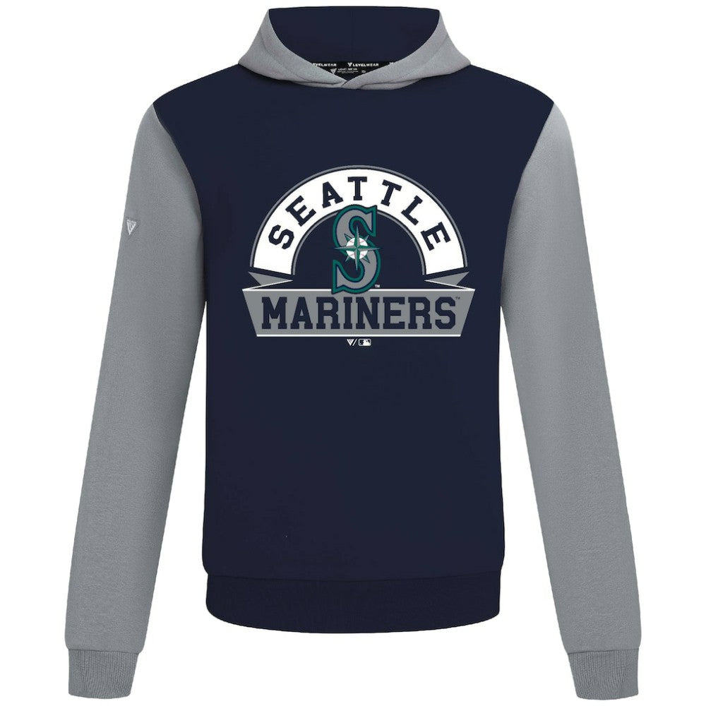 MLB Seattle Mariners Levelwear Throwback Ultimate Banner Arch Hoodie