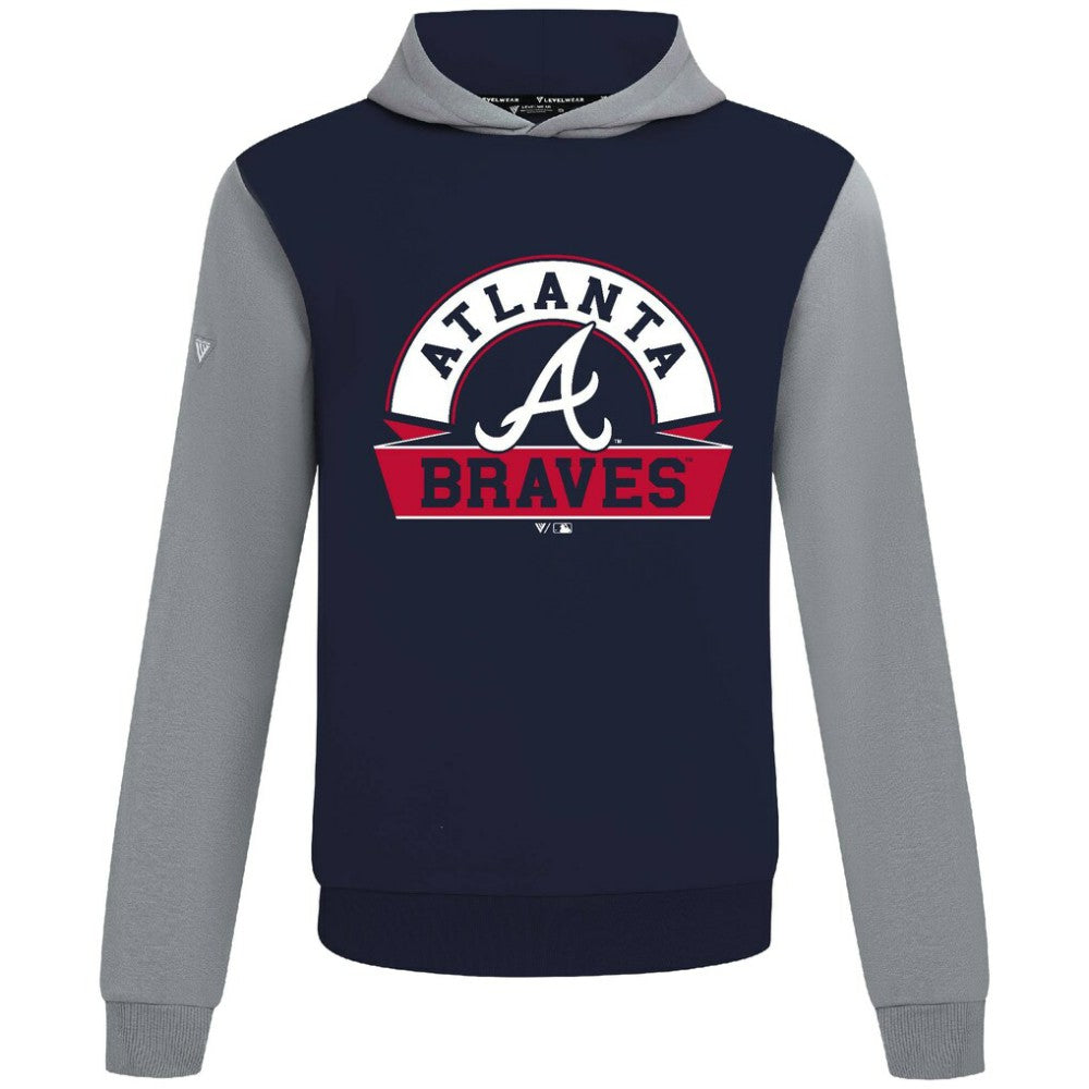 MLB Atlanta Braves Levelwear Throwback Ultimate Banner Arch Hoodie