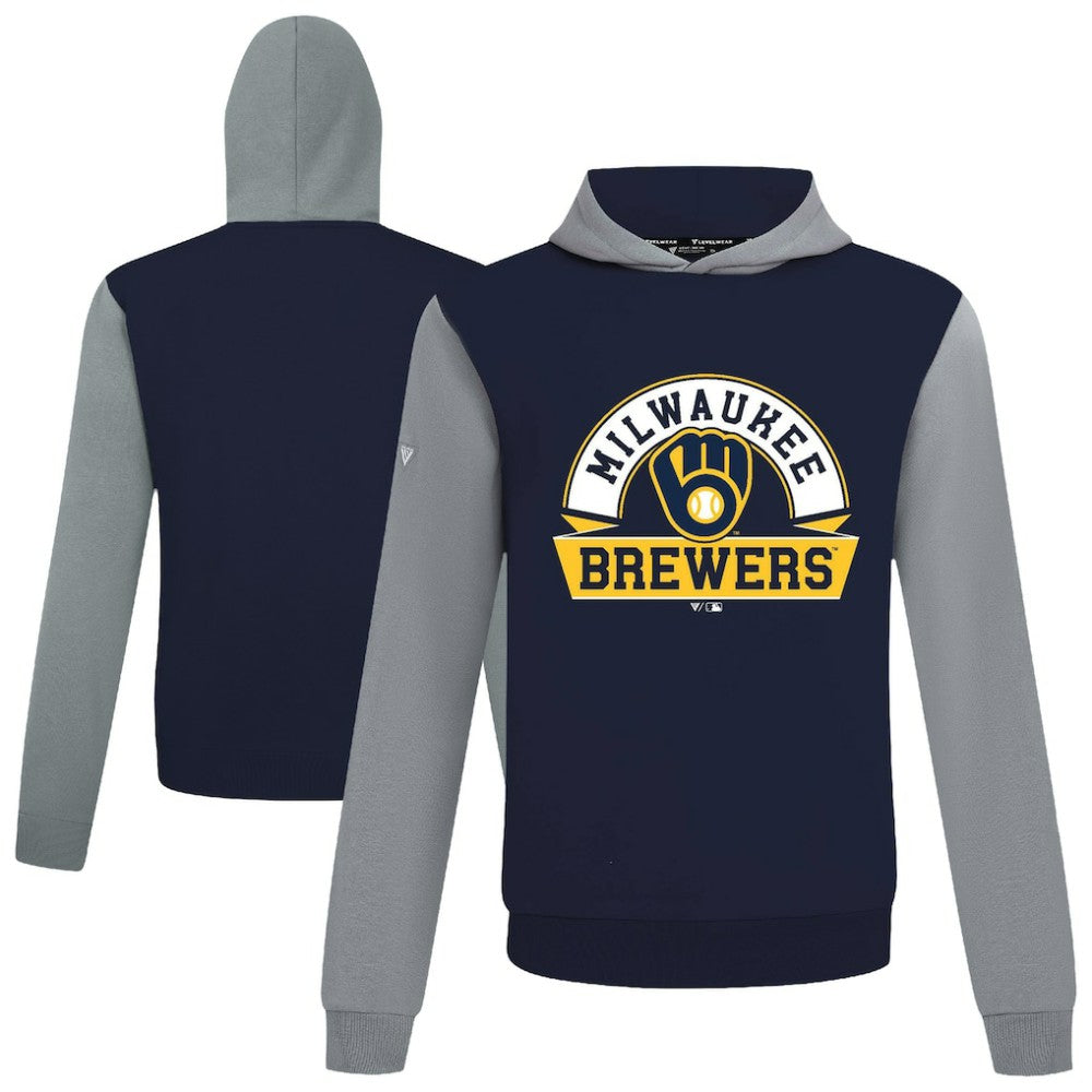 MLB Milwaukee Brewers Levelwear Throwback Ultimate Banner Arch Hoodie