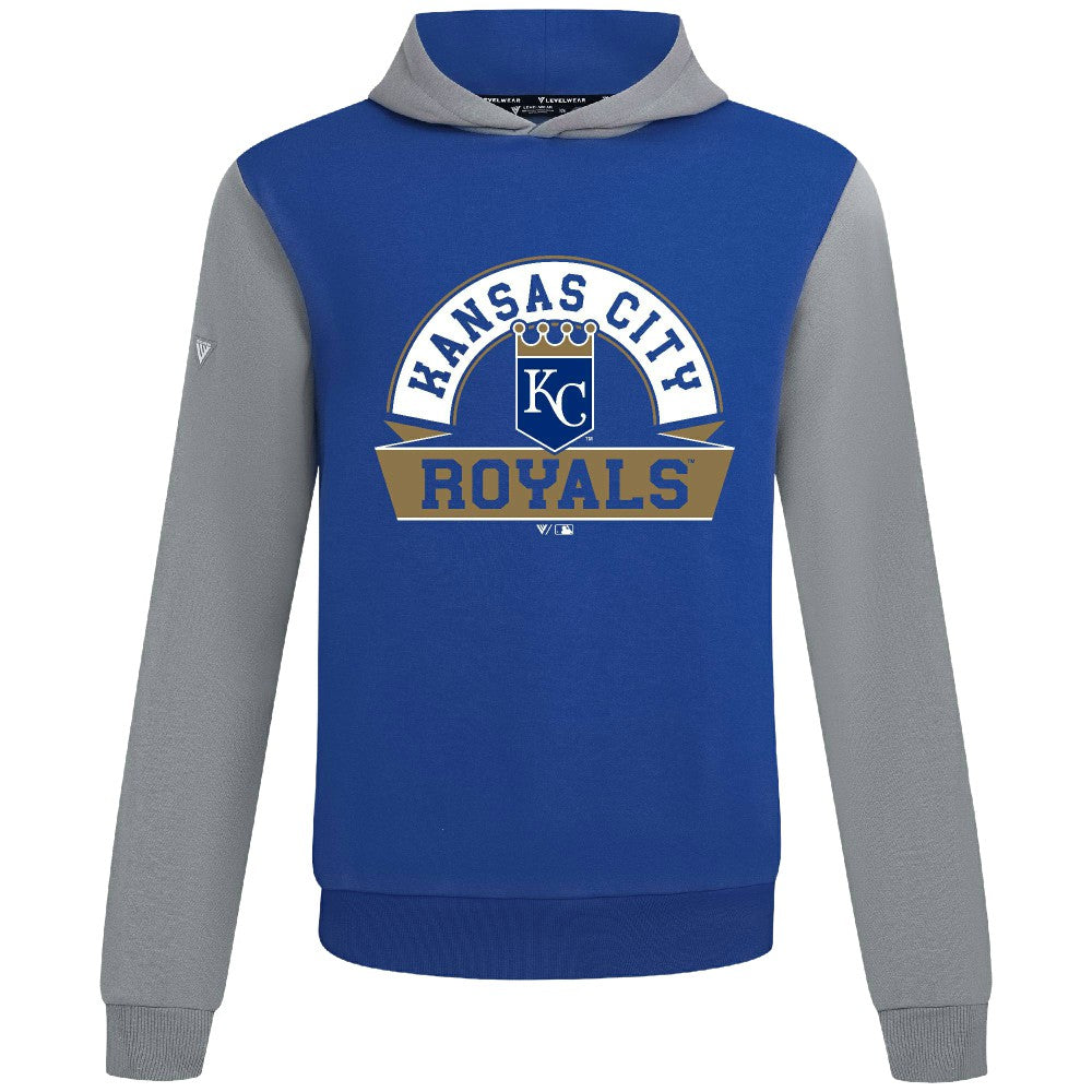 MLB Kansas City Royals Levelwear Throwback Ultimate Banner Arch Hoodie