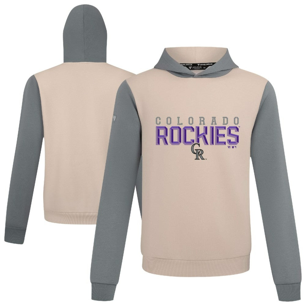 MLB Colorado Rockies Levelwear Throwback Carve Ultimate Hoodie