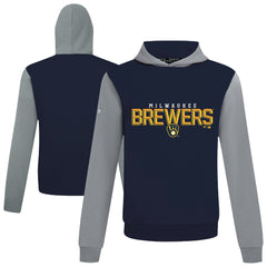 MLB Milwaukee Brewers Levelwear Throwback Carve Ultimate Hoodie