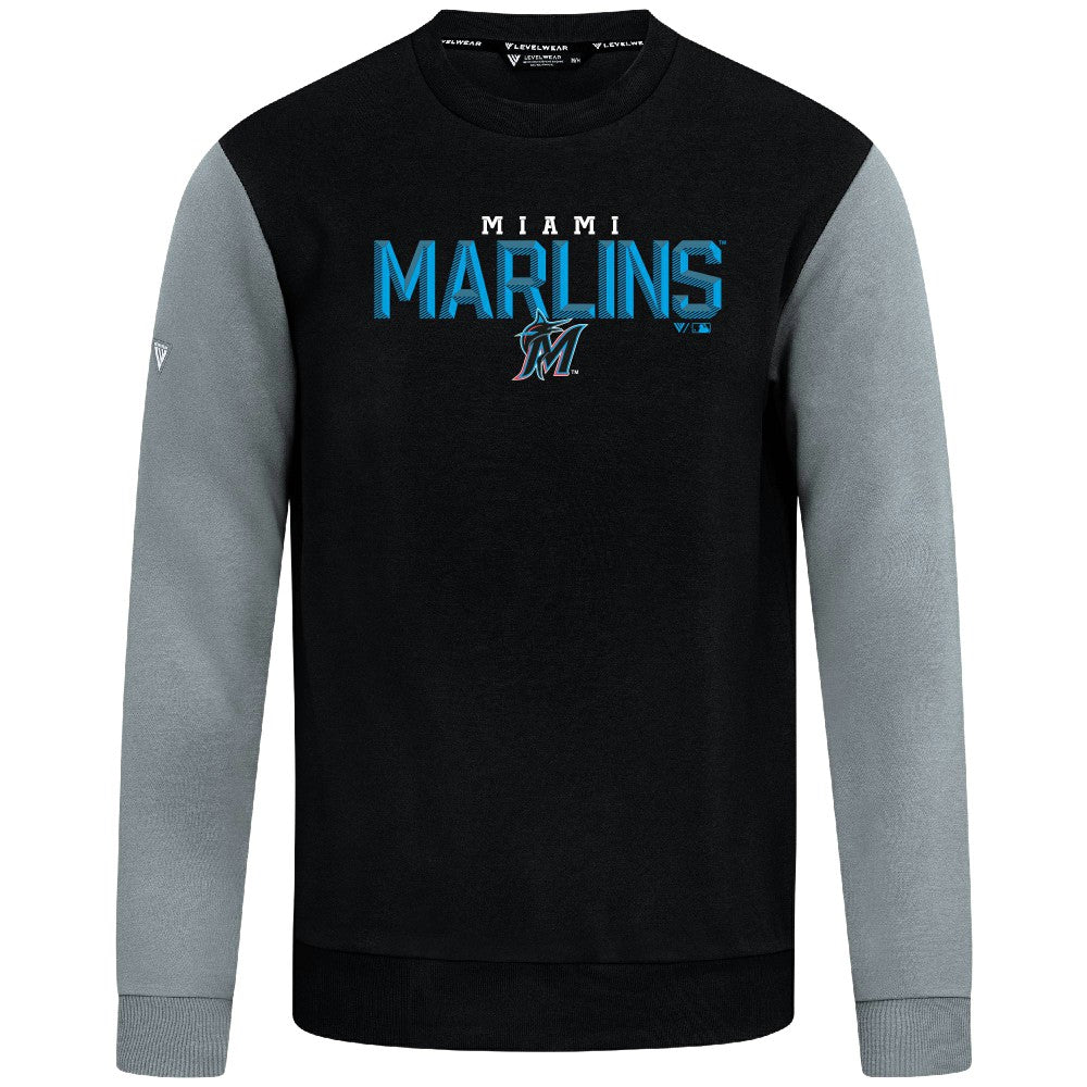 MLB Miami Marlins Levelwear Throwback Ultimate Carve Sweatshirt