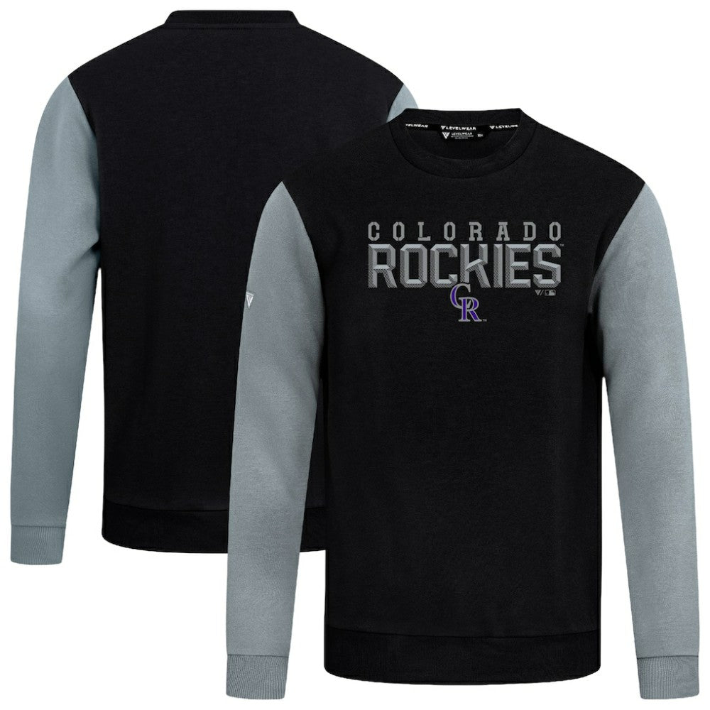 MLB Colorado Rockies Levelwear Throwback Ultimate Carve Sweatshirt
