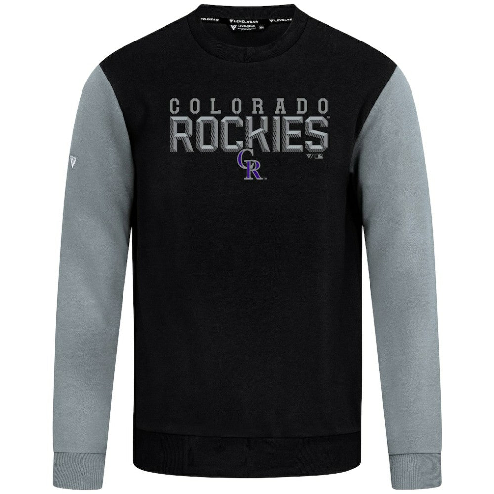 MLB Colorado Rockies Levelwear Throwback Ultimate Carve Sweatshirt