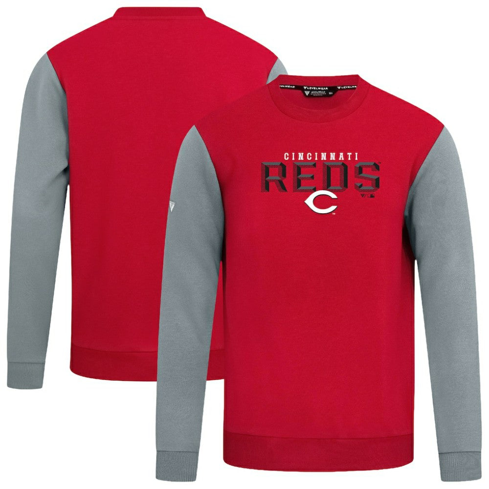 MLB Cincinnati Reds Levelwear Throwback Ultimate Carve Sweatshirt