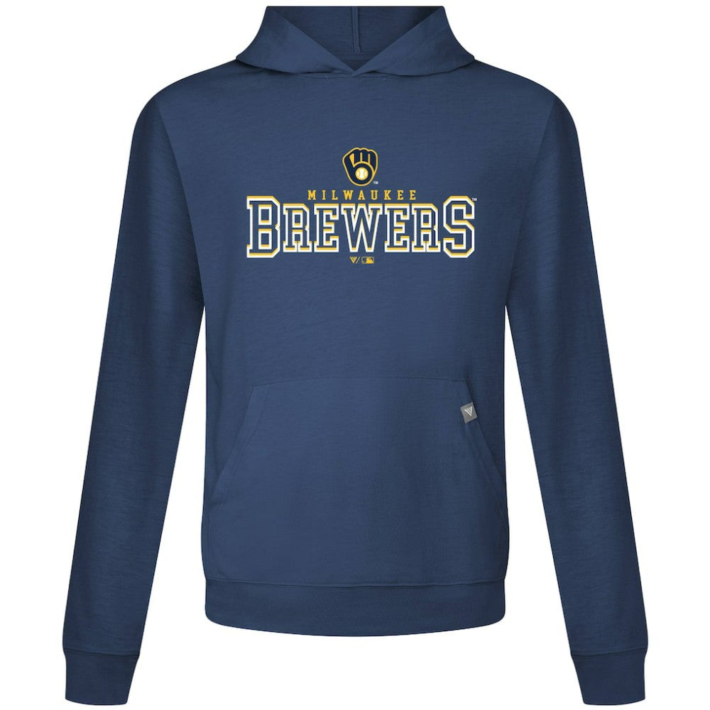 MLB Milwaukee Brewers Levelwear Relay Journey Pullover Hoodie