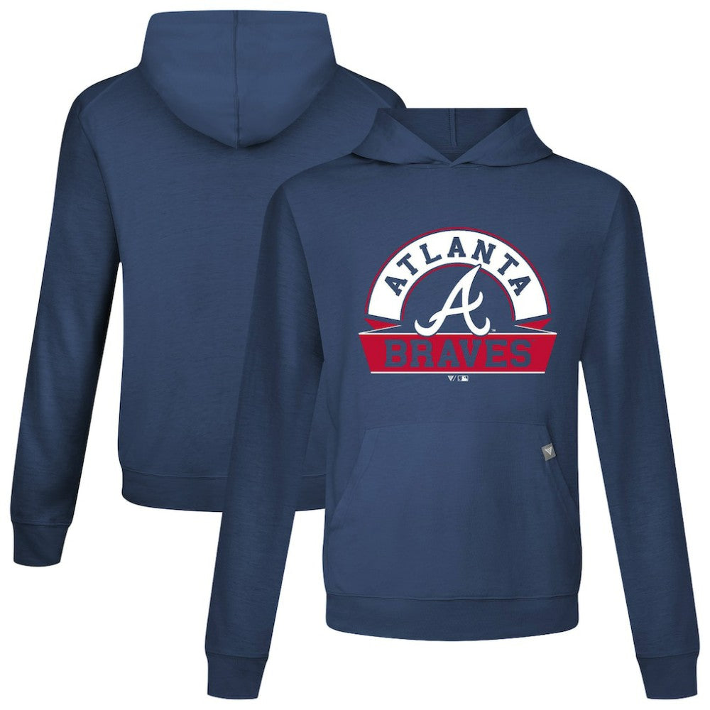MLB Atlanta Braves Levelwear Relay Banner Arch Pullover Hoodie