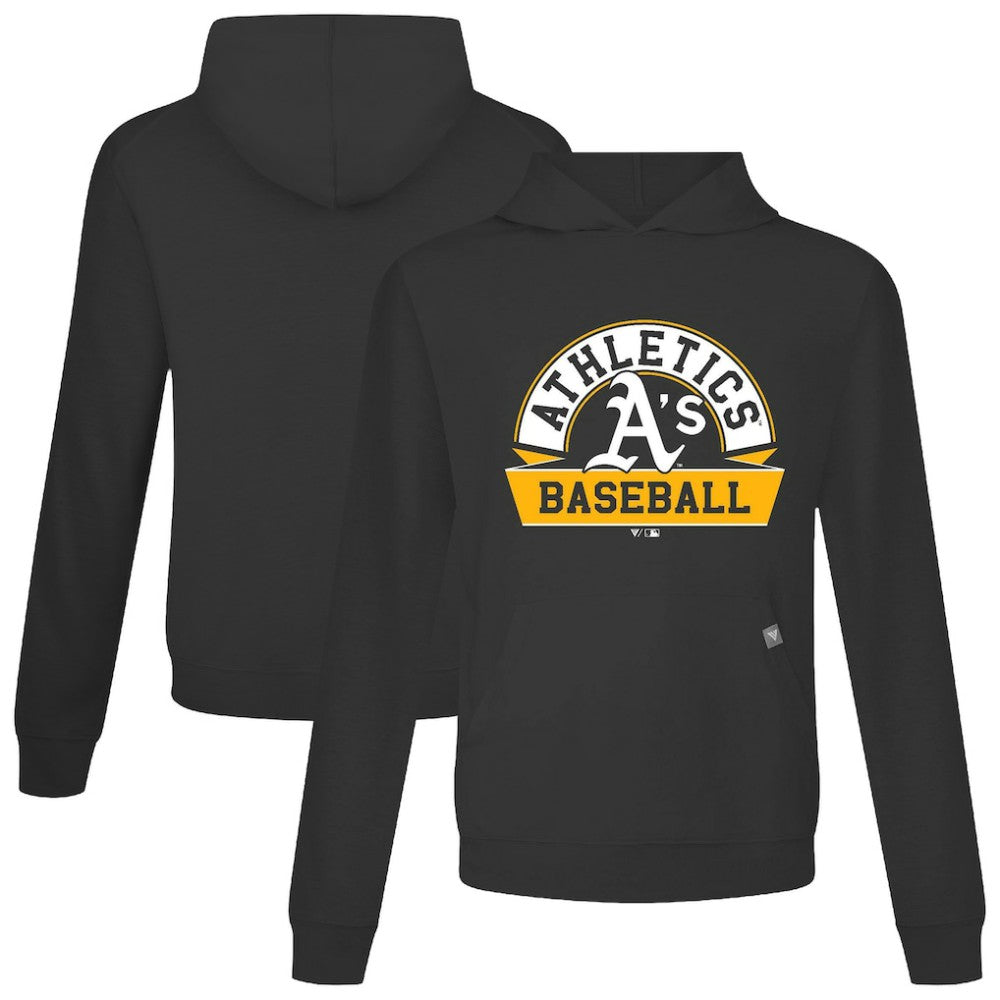 MLB Athletics Levelwear Relay Banner Arch Pullover Hoodie