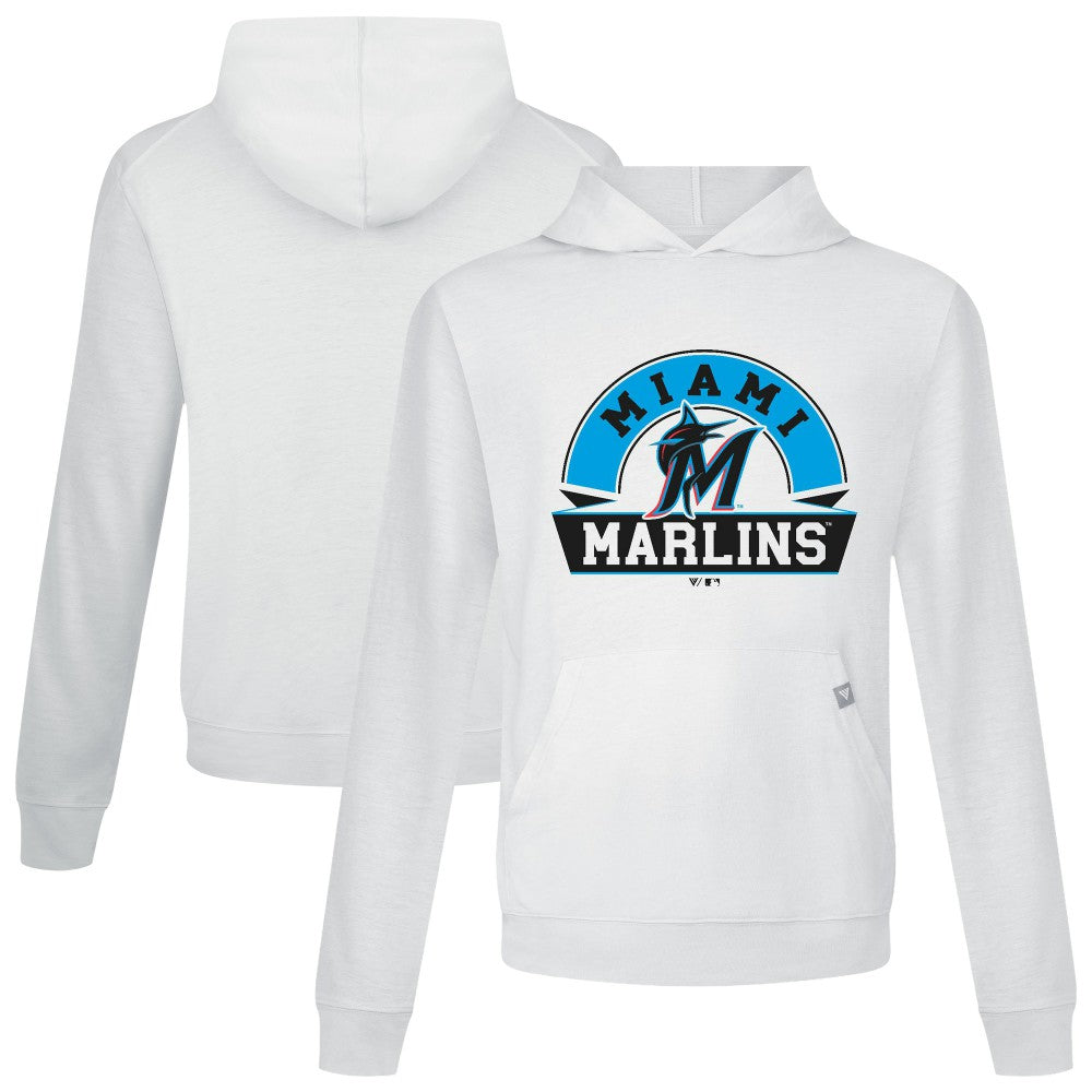 MLB Miami Marlins Levelwear Relay Banner Arch Pullover Hoodie