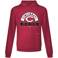 MLB Cincinnati Reds Levelwear Relay Banner Arch Pullover Hoodie