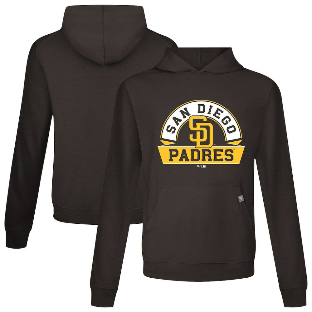 MLB San Diego Padres Levelwear Relay Banner Arch Pullover Hoodie