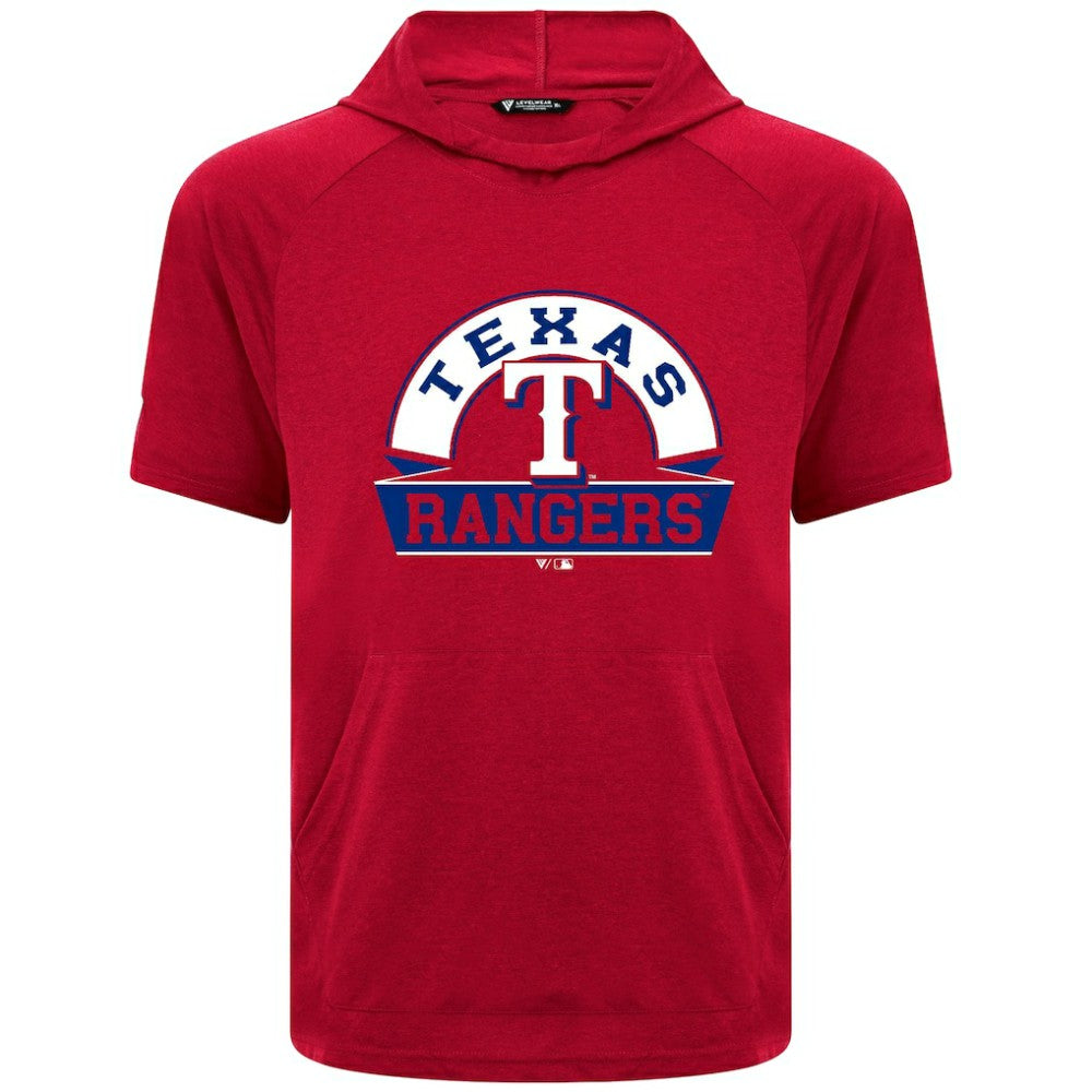 MLB Texas Rangers Levelwear Phase Banner Arch Hoodie T-Shirt