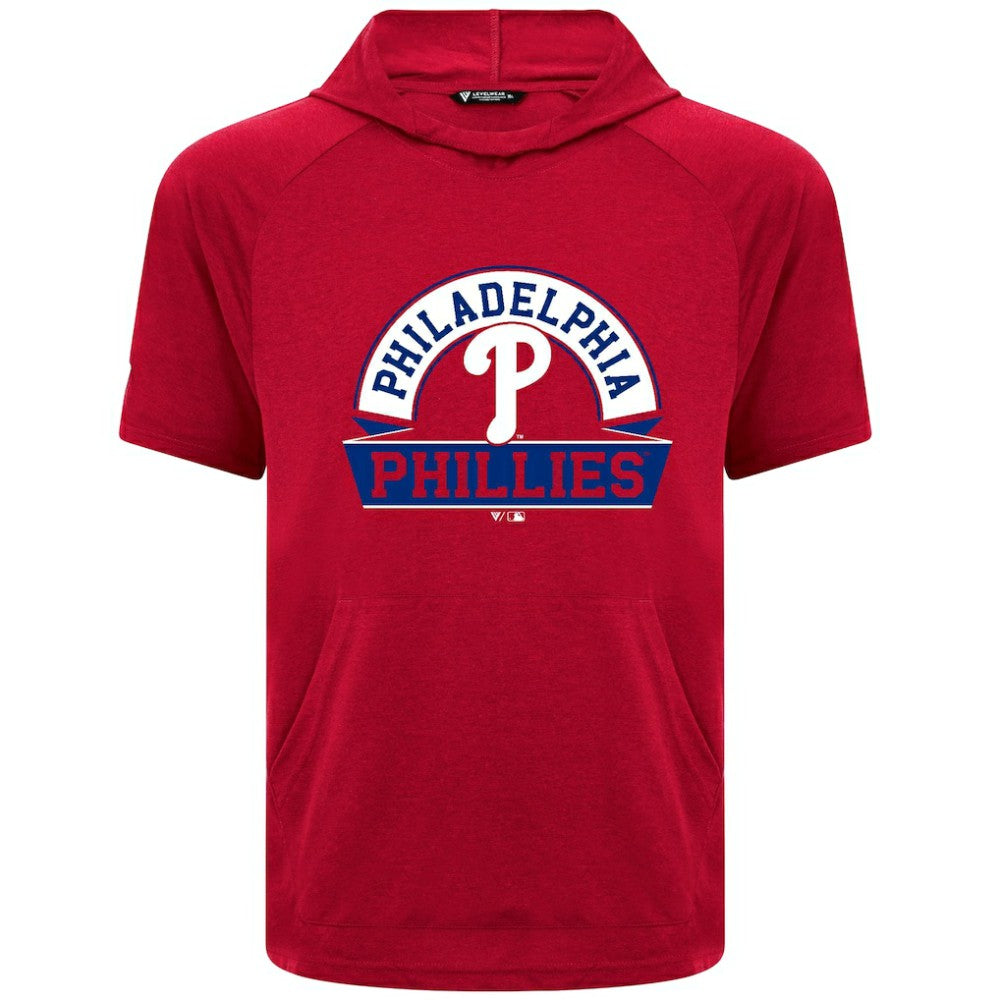 MLB Philadelphia Phillies Levelwear Phase Banner Arch Hoodie T-Shirt