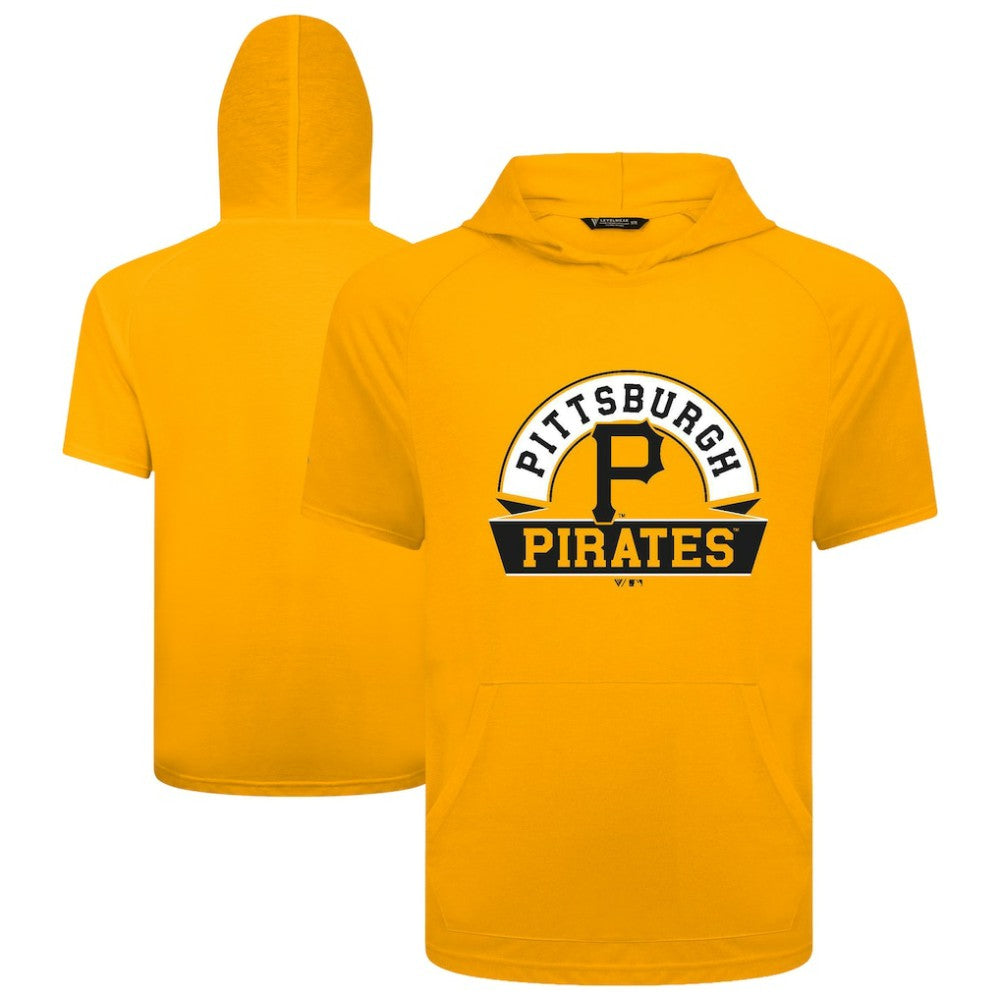 MLB Pittsburgh Pirates Levelwear Phase Banner Arch Hoodie T-Shirt