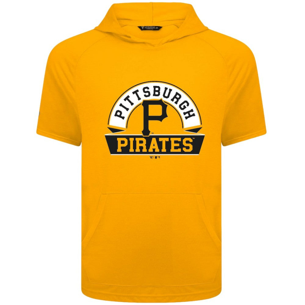 MLB Pittsburgh Pirates Levelwear Phase Banner Arch Hoodie T-Shirt