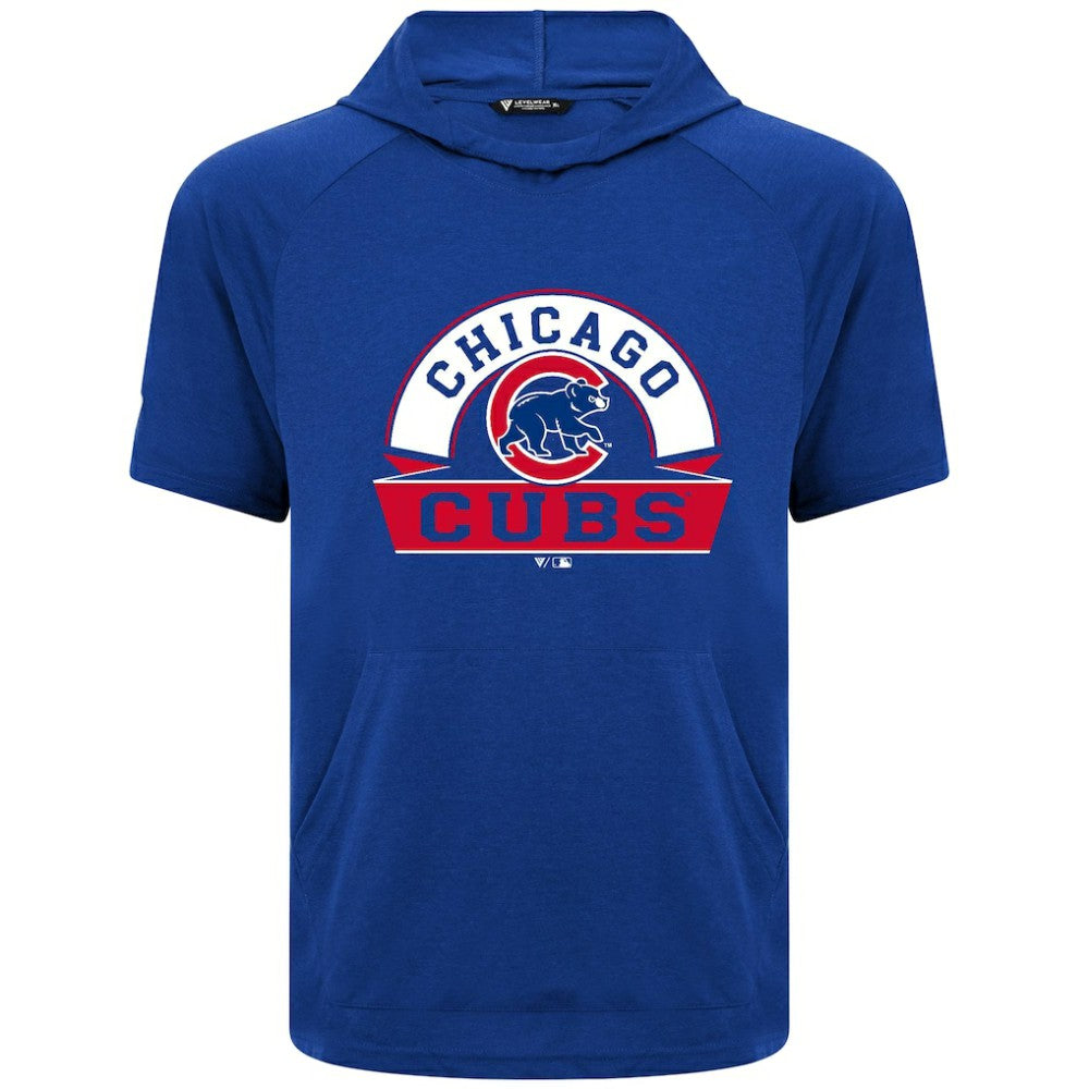 MLB Chicago Cubs Levelwear Phase Banner Arch Hoodie T-Shirt