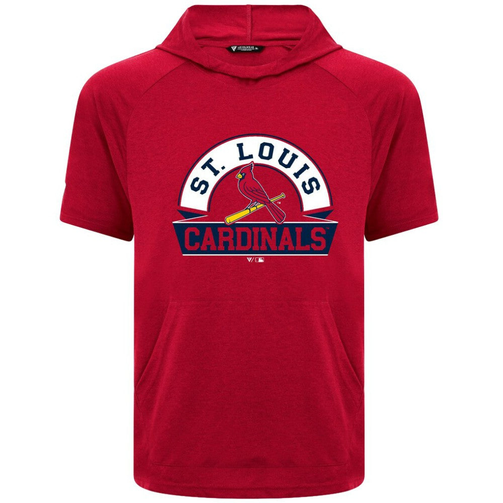 MLB St. Louis Cardinals Levelwear Phase Banner Arch Hoodie T-Shirt