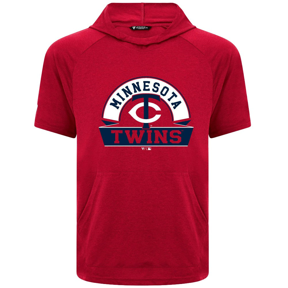MLB Minnesota Twins Levelwear Phase Banner Arch Hoodie T-Shirt