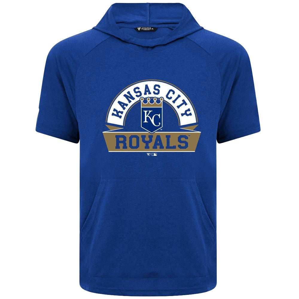 MLB Kansas City Royals Levelwear Phase Banner Arch Hoodie T-Shirt