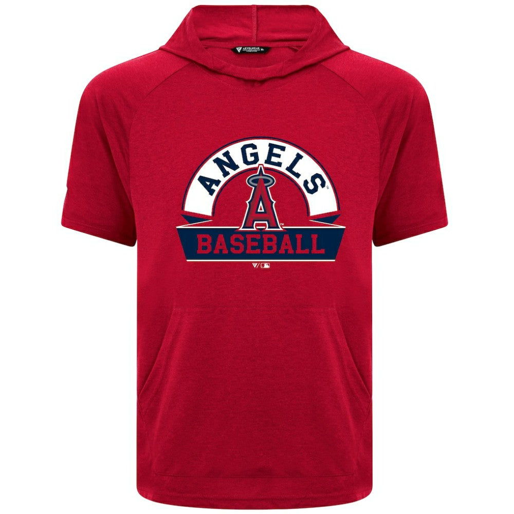 MLB Los Angeles Angels Levelwear Phase Banner Arch Hoodie T-Shirt