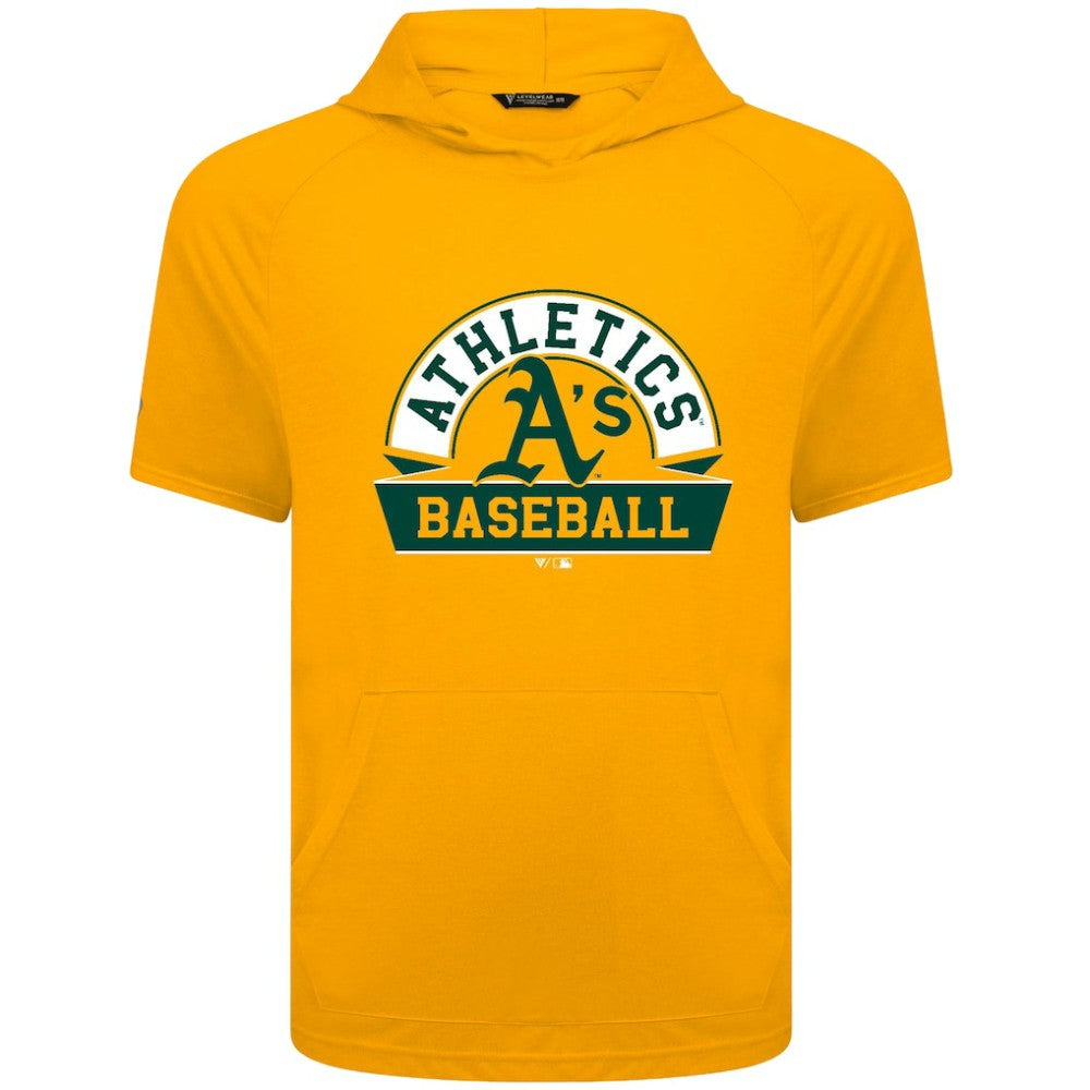 MLB Athletics Levelwear Phase Banner Arch Hoodie T-Shirt