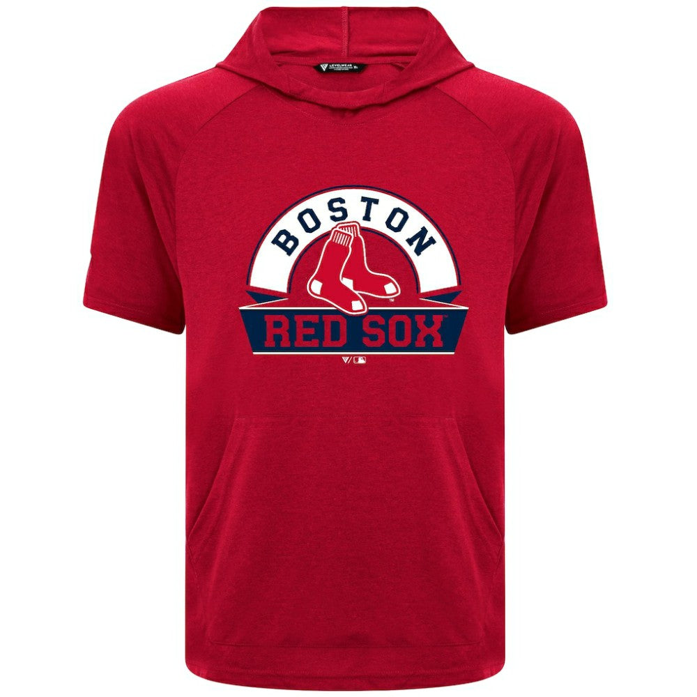 MLB Boston Red Sox Levelwear Phase Banner Arch Hoodie T-Shirt