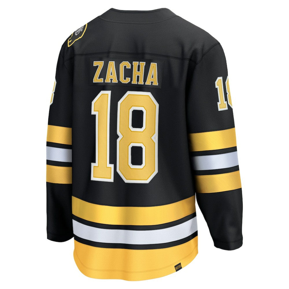 NHL Black Pavel Zacha Boston Bruins Fanatics Home Breakaway Player Jersey