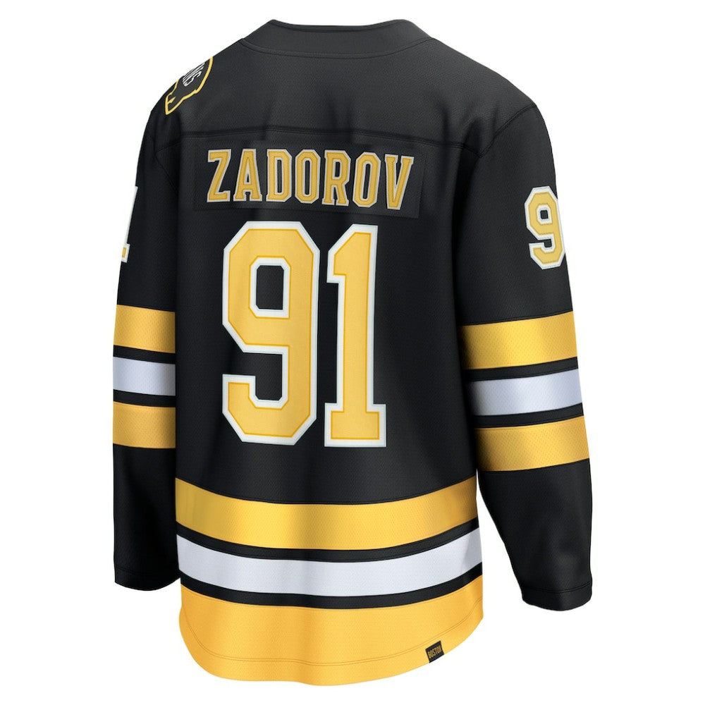 NHL Black Nikita Zadorov Boston Bruins Fanatics Home Breakaway Player Jersey