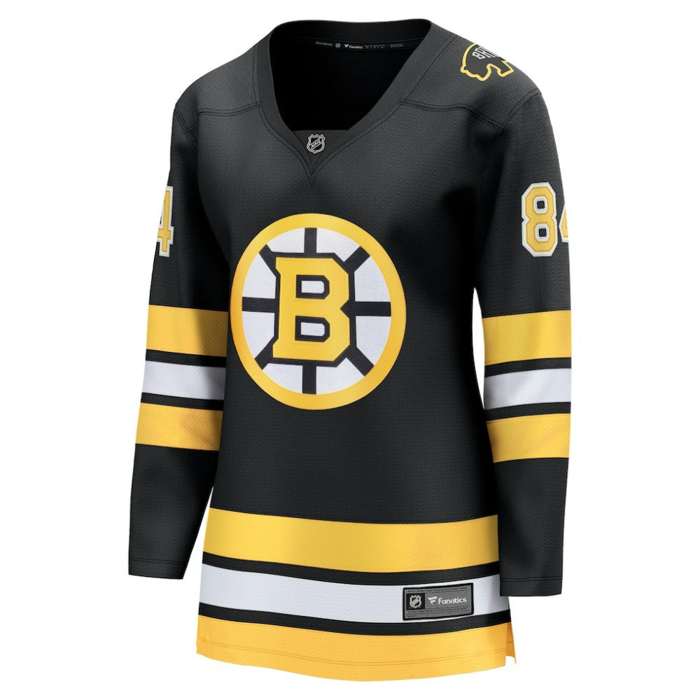 NHL Black Tanner Jeannot Boston Bruins Fanatics Women's Home Breakaway Player Jersey