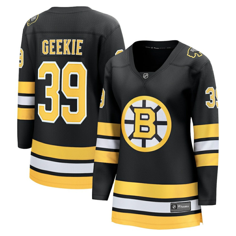 NHL Black Morgan Geekie Boston Bruins Fanatics Women's Home Breakaway Player Jersey